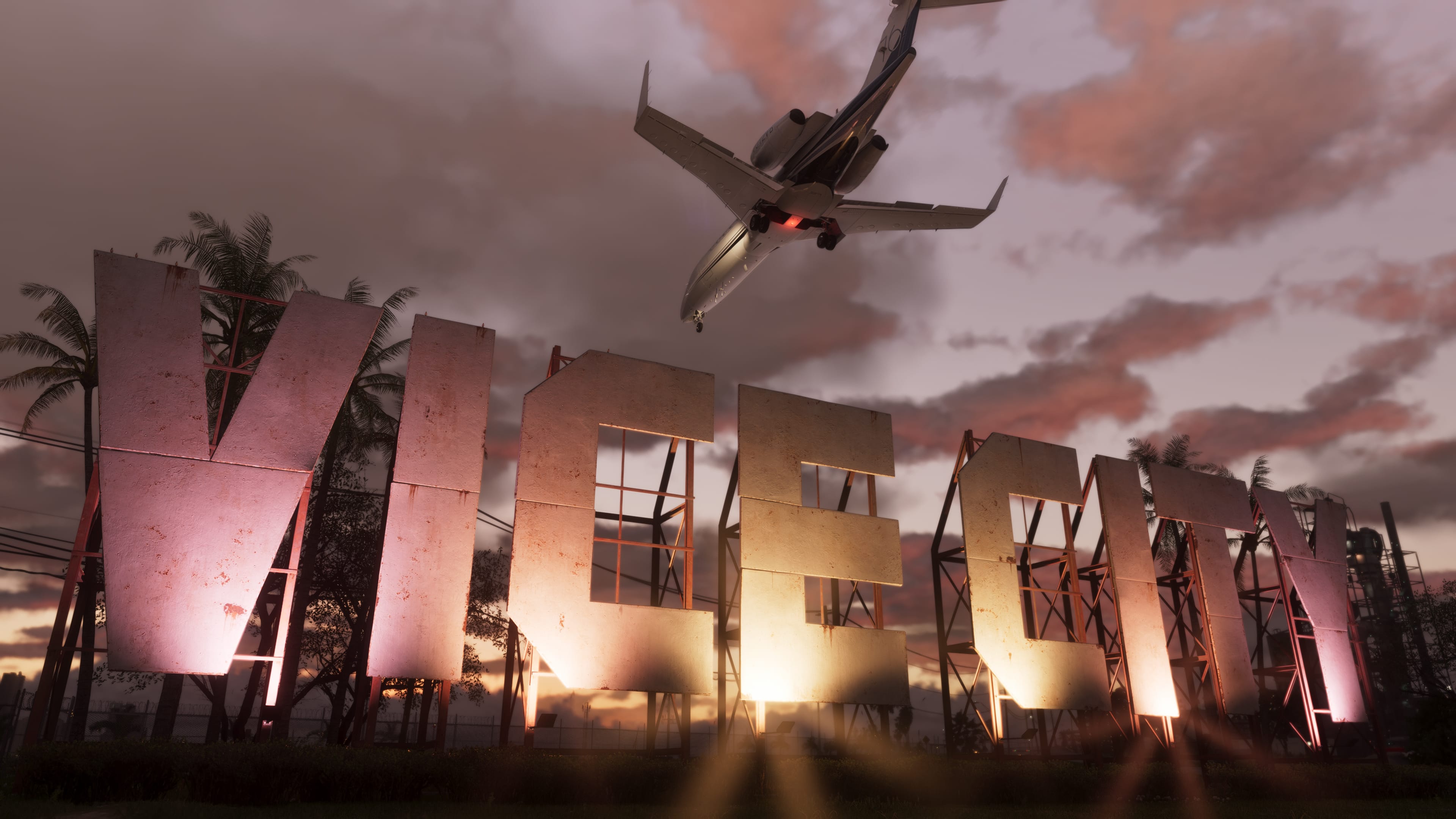 Vice City VI – Skyline bei Sonnenuntergang